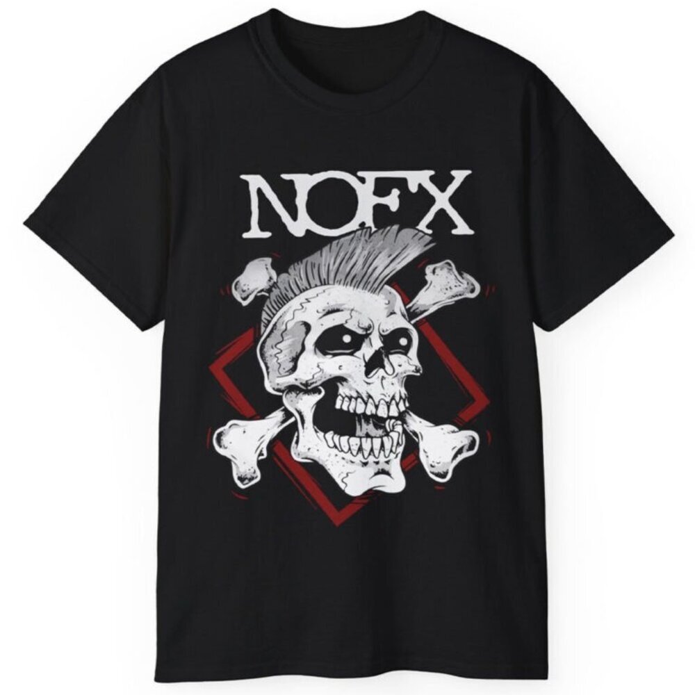 NOFX Skull Punk Rock Band Album Graphic Music Fan Streetwear Unisex T-Shirt 159